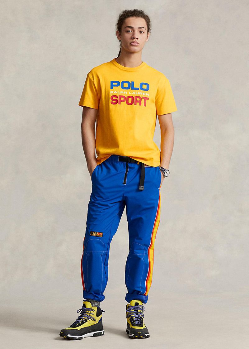 ポロ ラルフ ローレン T シャツ メンズ 黄色 クラシック フィット Polo Sport ジャージー ONAGE8704